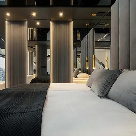 Luksusowe, Klimatyzowane W Centrum Katowic Z Pieknym Widokiem Na Miasto, Wanna Z Hydromasazem, Biurkiem I Parkingiem By Renters Prestige Apartmán *