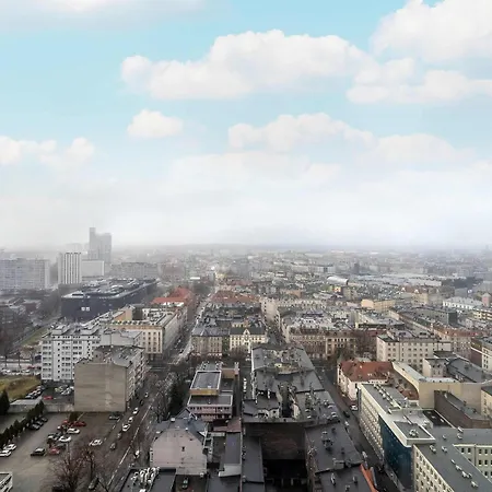 Luksusowe, Klimatyzowane W Centrum Katowic Z Pieknym Widokiem Na Miasto, Wanna Z Hydromasazem, Biurkiem I Parkingiem By Renters Prestige *