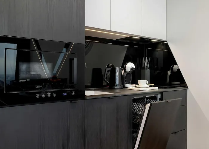 Luksusowe, Klimatyzowane W Centrum Katowic Z Pieknym Widokiem Na Miasto, Wanna Z Hydromasazem, Biurkiem I Parkingiem By Renters Prestige Appartement