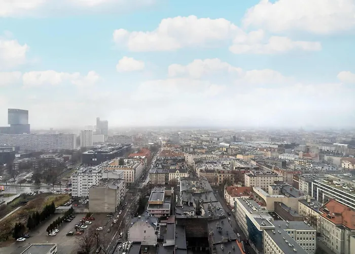 Luksusowe, Klimatyzowane W Centrum Katowic Z Pieknym Widokiem Na Miasto, Wanna Z Hydromasazem, Biurkiem I Parkingiem By Renters Prestige *