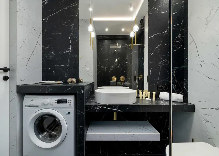 Luksusowe, Klimatyzowane W Centrum Katowic Z Pieknym Widokiem Na Miasto, Wanna Z Hydromasazem, Biurkiem I Parkingiem By Renters Prestige Appartement Katowice